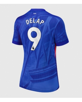 Billige Fotballdrakt Chelsea Liam Delap #9 Replika Hjemmedrakt Dame 2025-26 Kortermet